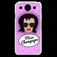 Coque LG G Pro Miss Champagne Brune
