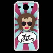Coque LG G Pro Miss Clubbing Chatain