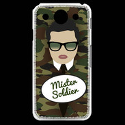 Coque LG G Pro Mister Soldier Brun