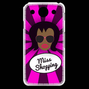 Coque LG G Pro Miss Shopping Black