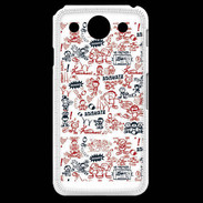 Coque LG G Pro Adishatz All Over Rugby YM