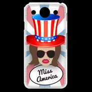 Coque LG G Pro Miss USA Chatain