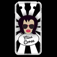 Coque LG G Pro Miss Corse Brune