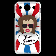 Coque LG G Pro Miss France Chatain