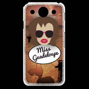 Coque LG G Pro Miss Guadeloupe Chatain