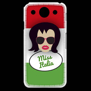 Coque LG G Pro Miss Italie Brune
