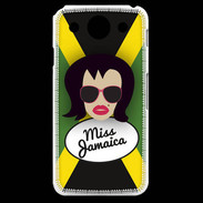 Coque LG G Pro Miss Jamaica Brune