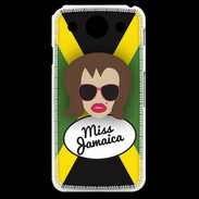 Coque LG G Pro Miss Jamaica Chatain