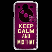 Coque LG G Pro Keep Calm and Mix That Rose