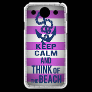 Coque LG G Pro Keep Calm and Think Beach Rose
