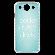 Coque LG G Pro Boulot Apéro Dodo Turquoise ZG