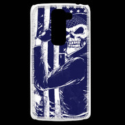 Coque LG G2 Mini Tête de mort Biker USA
