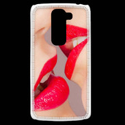 Coque LG G2 Mini Bouche sexy Lesbienne et rouge à lèvres gloss