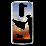 Coque LG G2 Mini Silhouette d'un toréador