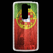 Coque LG G2 Mini Drapeau Portugal imitation bois