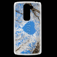 Coque LG G2 Mini arbres enneigés coeur