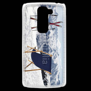 Coque LG G2 Mini transat et skis neige