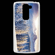 Coque LG G2 Mini Montagne enneigée et ensoleillée
