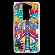 Coque LG G2 Mini Peace love music 3