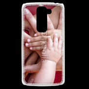 Coque LG G2 Mini Famille main dans la main