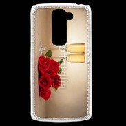Coque LG G2 Mini Coupe de champagne, roses rouges