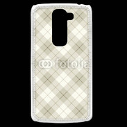 Coque LG G2 Mini Effet écossais beige clair