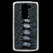 Coque LG G2 Mini Effet crocodile noir