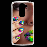 Coque LG G2 Mini Bouche et ongles multicouleurs 5