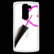 Coque LG G2 Mini Coeur avec vernis à ongle 50