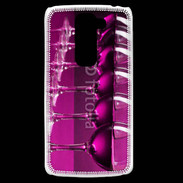 Coque LG G2 Mini Verre de vin sur fond rose