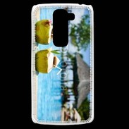 Coque LG G2 Mini Pina colada au bord de la piscine