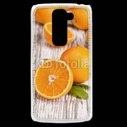 Coque LG G2 Mini Belles oranges sur fond en bois