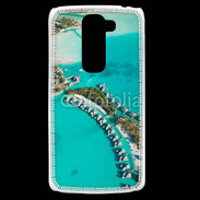 Coque LG G2 Mini Vue aérienne Bungalow à Tahiti