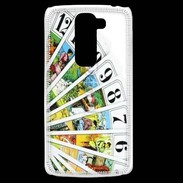 Coque LG G2 Mini Cartes de tarot sur fond blanc