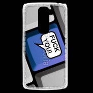 Coque LG G2 Mini Clavier humour fuck you