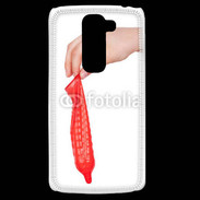 Coque LG G2 Mini préservatif rouge