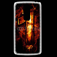 Coque LG G2 Mini Un en feu