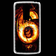 Coque LG G2 Mini Six en feu