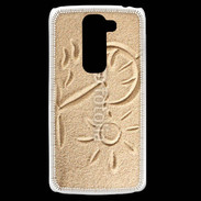 Coque LG G2 Mini Soleil et sable sur la plage