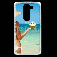Coque LG G2 Mini Cocktail noix de coco sur la plage 5