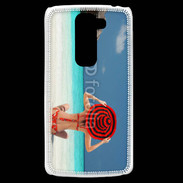 Coque LG G2 Mini Femme assise sur la plage