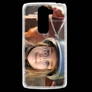 Coque LG G2 Mini Petite fille équitation