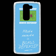 Coque LG G2 Mini Mêlée relevée Bonus offensif-défensif Bleu