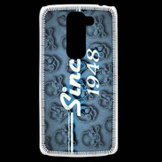 Coque LG G2 Mini Since crane bleu 1948