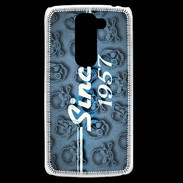 Coque LG G2 Mini Since crane bleu 1957