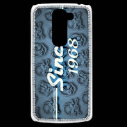 Coque LG G2 Mini Since crane bleu 1968