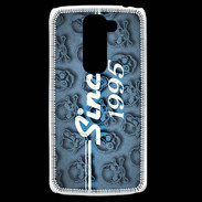 Coque LG G2 Mini Since crane bleu 1995