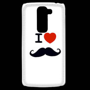 Coque LG G2 Mini I love Moustache