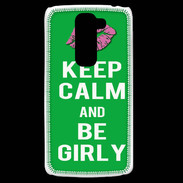 Coque LG G2 Mini Keep Calm Girly Vert