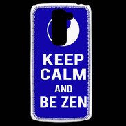 Coque LG G2 Mini Keep Calm Be Zen Bleu